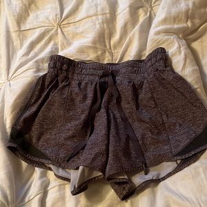 size 4 gray lululemon shorts